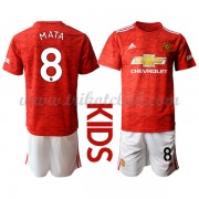 Manchester United Dětské Juan Mata 8 Fotbalové Dresy Domáci 2020-21..